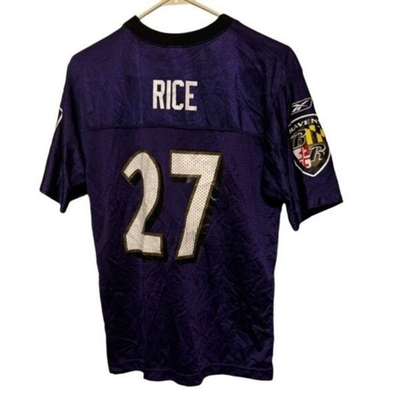 Baltimore Ravens Size Youth Large Ray Rice Reebok Jersey - Picture 6 of 7